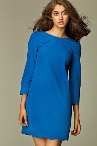Платье S28 (синее) Размеры в наличии (EU): 36, 38, 40, 42, 44.